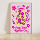 Pop the Kettle On Teapot Print