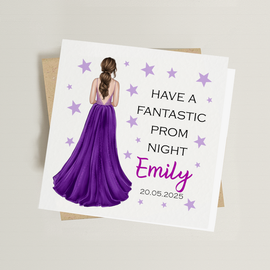 Personalised Enjoy Your Prom Night Card