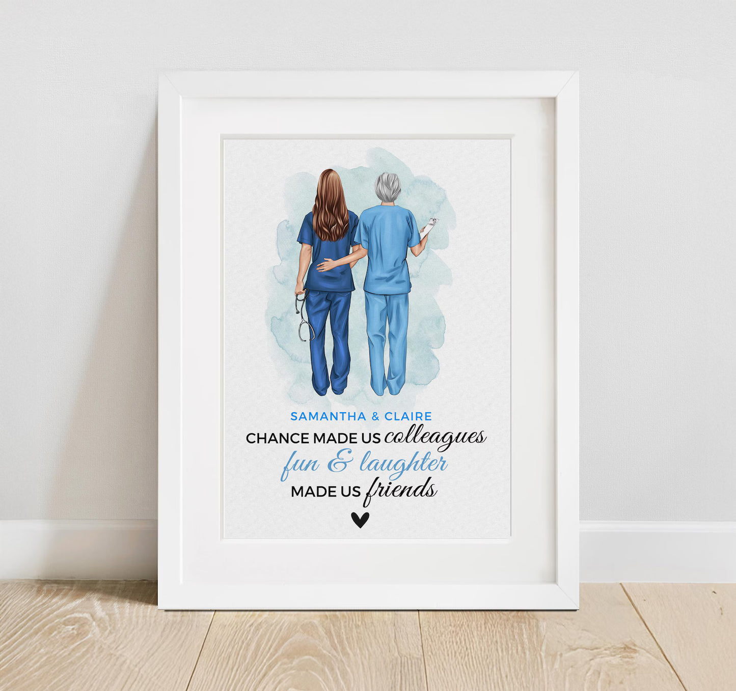 Nurse Friends Quote Print