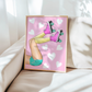Retro Roller Skate Print