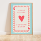 Life Deals You a Set of Cards Print