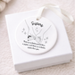 Heartfelt Sister Quote Ornament