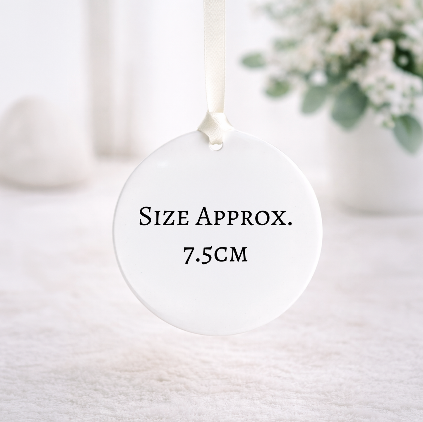 Long Distance Sister Quote Ornament