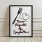 Never Regretti the Spaghetti Print