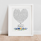 Thank You Healthcare Heart Print