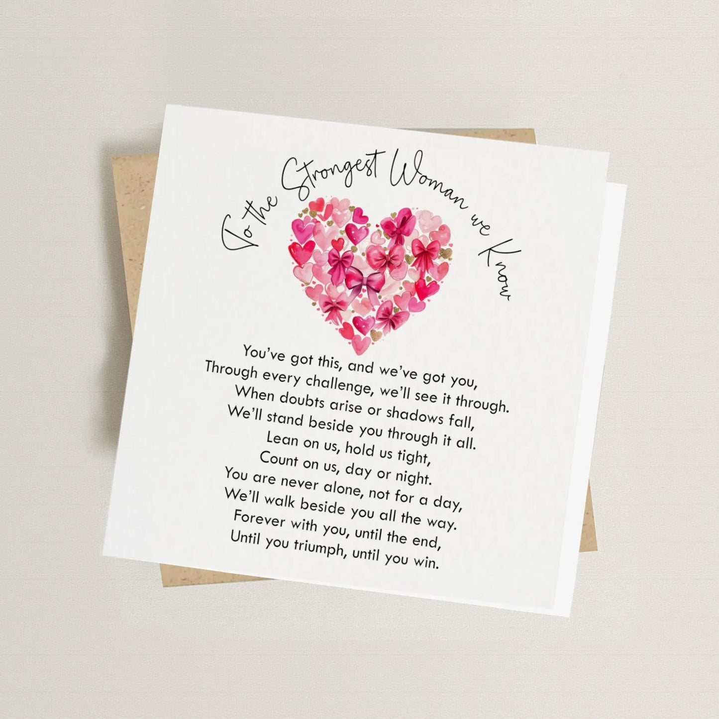 Supportive Card for Illness or Tough Times