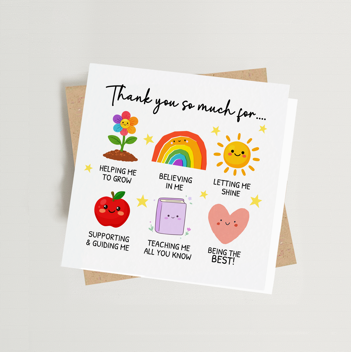Thank You Card for Teacher