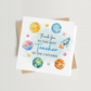 Best Teacher in the Universe Card