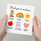 Thank You Card for Teacher